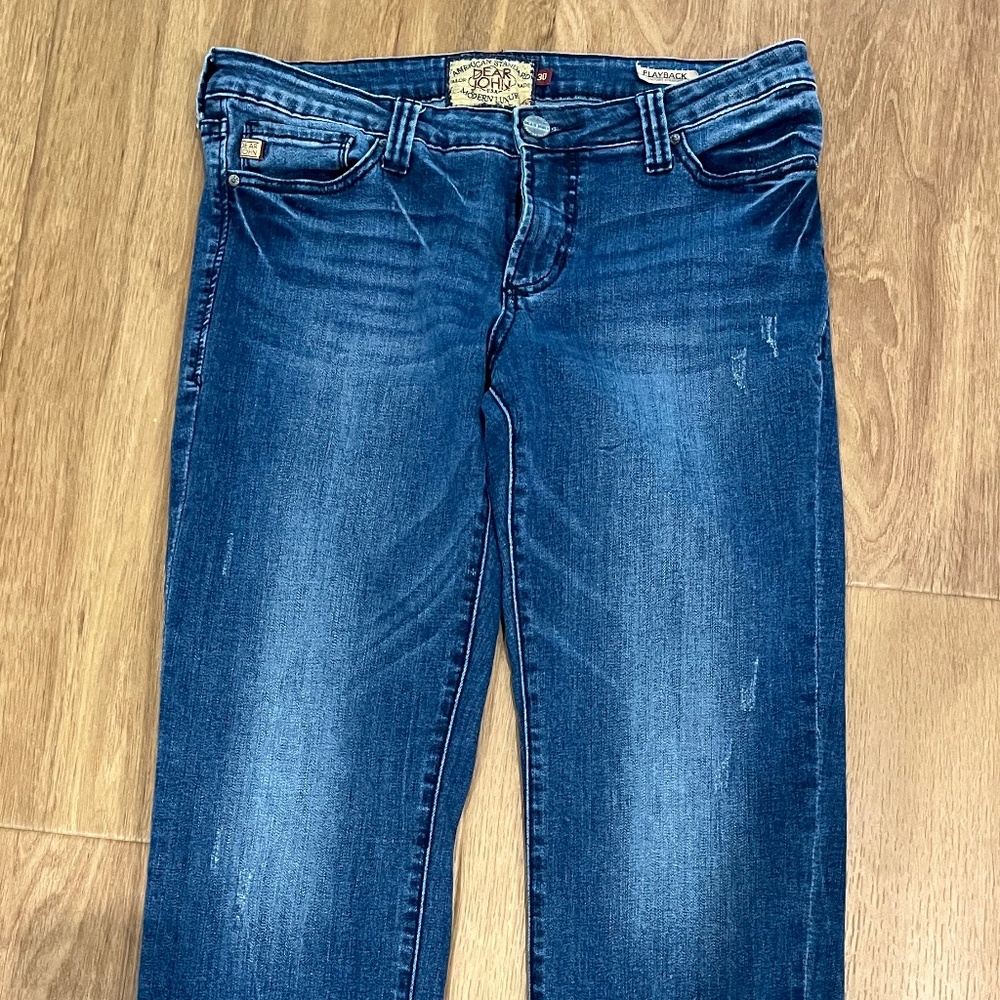 Dear John comfort playback straight jeans size 30-waist 16”, rise 9”, inseam 27”